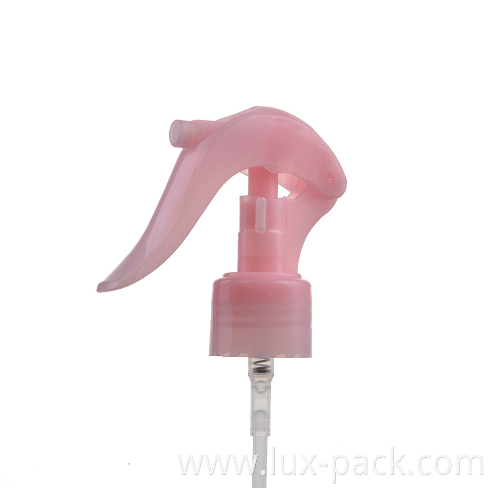 Plastic pump bottle dispenser manual pressure water pump sprayer tigger spray bottle nozzle mini trigger sprayer